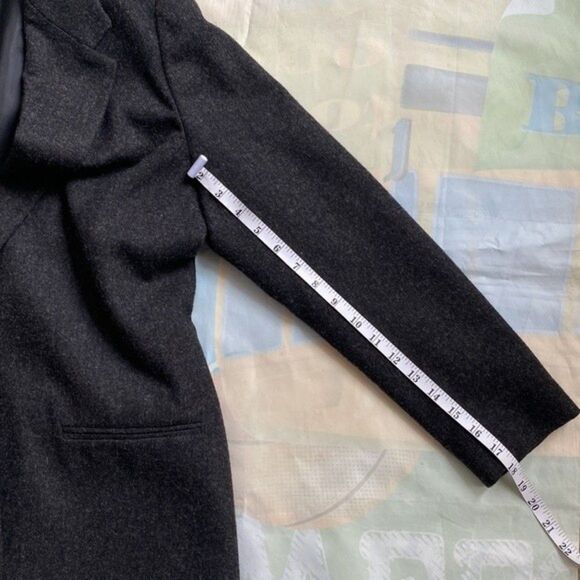 Sag Harbor Womens Blazer Heather Black Wool Rich Blend Jacket Sz 8 100%Pure Wool - Picture 10 of 12